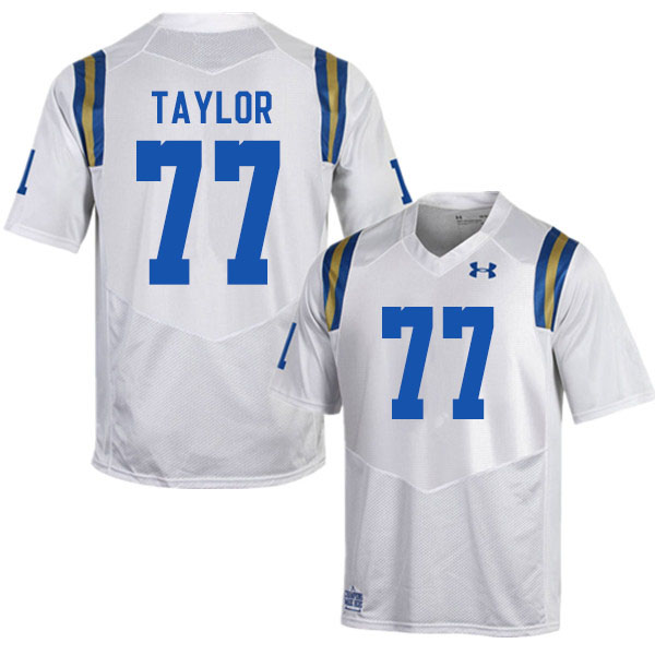 Men #77 Beau Taylor UCLA Bruins College Football Jerseys Sale-White - Click Image to Close